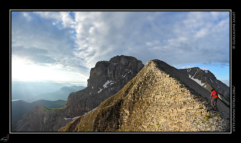 Photo : Sommet de Rattier et Obiou, Dvoluy 
