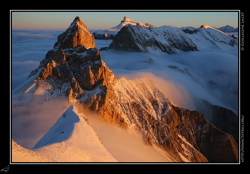 Photo : Le Roc de Garnesier depuis la Tte de Garnesier, Dvoluy 
