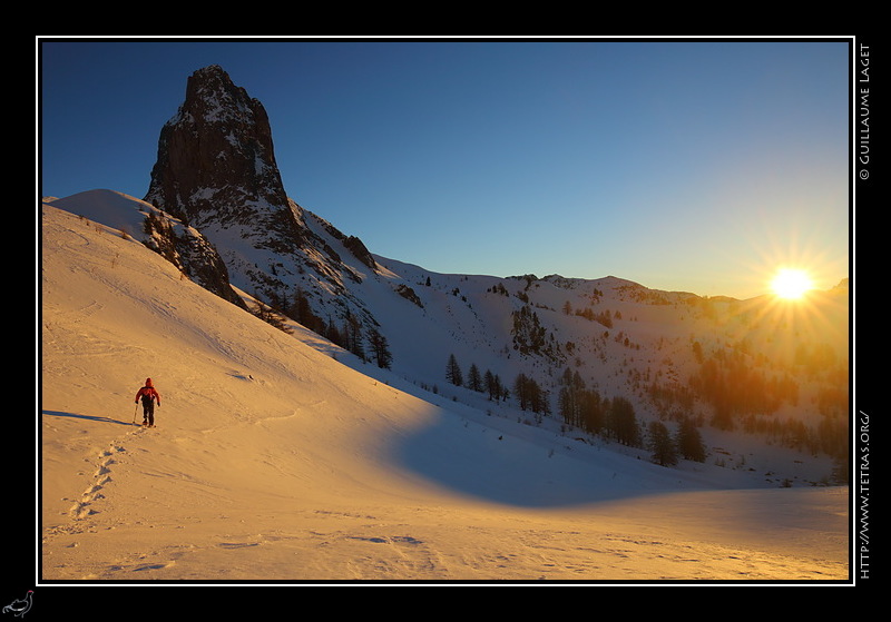 Photo : Sous la Pointe de la Selle, Queyras 
