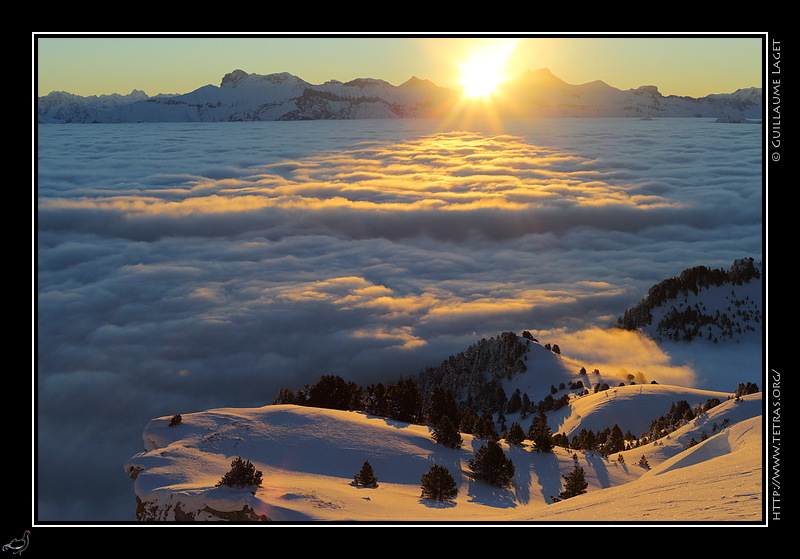 Photo : Brumes sur le Pas de l'Essaure, Vercors 
