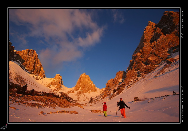 Photo : Sous le col des Aiguilles, Dvoluy 
