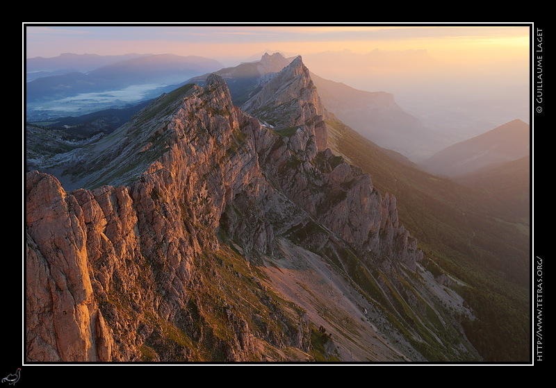 Photo : Crtes vers le Pas de l'Oeille, Vercors 
