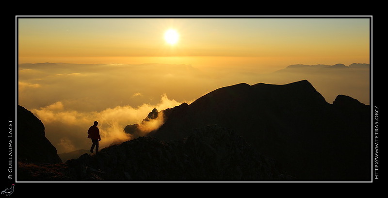 Photo : Grand Replomb depuis le Sommet Colomb, Belledonne 
