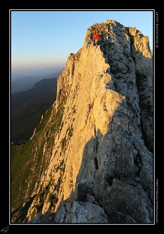 Photo : Artes du Gerbier, Vercors : le passage du Rasoir 
