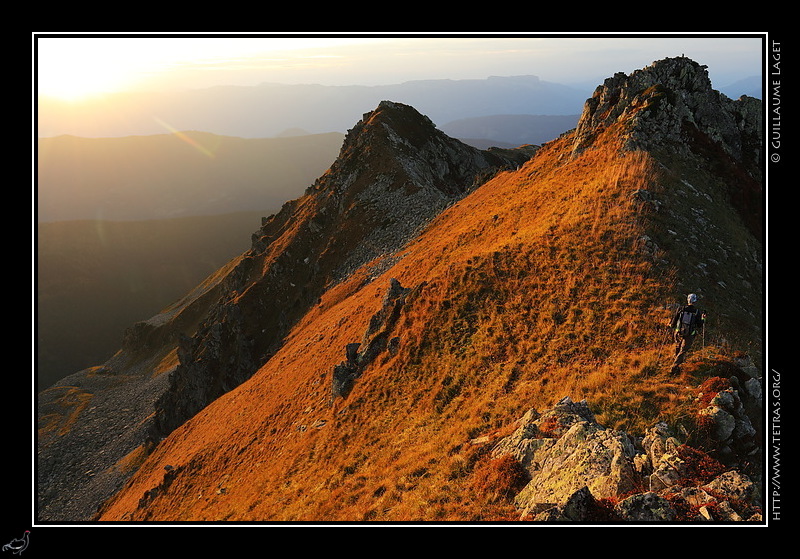 Photo : Crtes de Belledonne vers le col du Vay 
