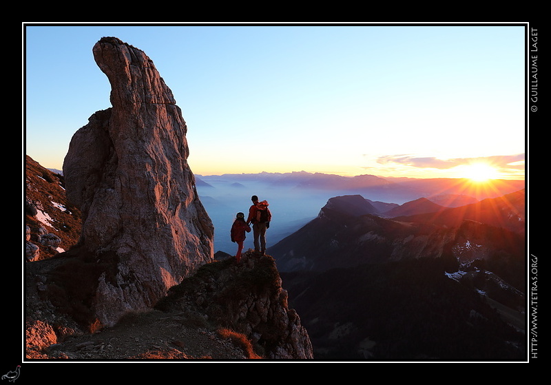 Photo : Pas de l'Oeille, sous la Dent de Crolles, Chartreuse 
