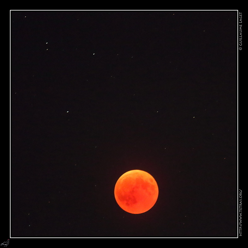 Photo : Eclipse de lune du 27 juillet 2018 
