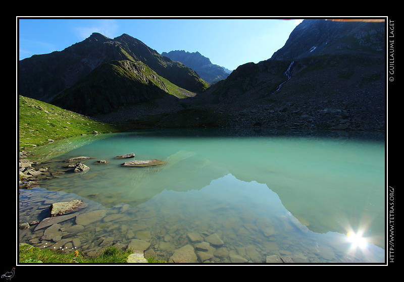 Photo : Lac Blanc de la Valloire, Belledonne 
