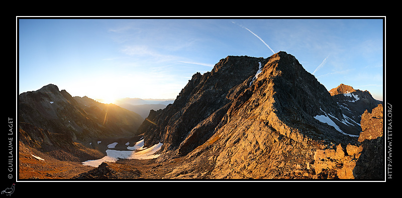 Photo : Passage de Clarant et Charmet de l'Aiguille, Belledonne 
