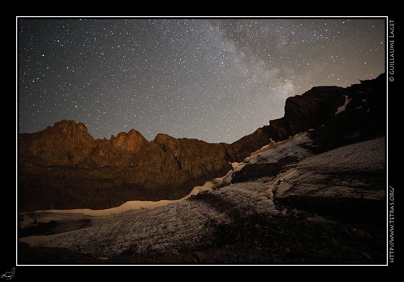 Photo : Glacier de Freydane et Trois Pics de Belledonne 
