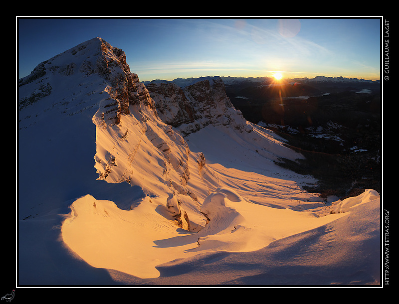 Photo : Vercors, La Grande Moucherolle depuis la Petite Moucherolle 
