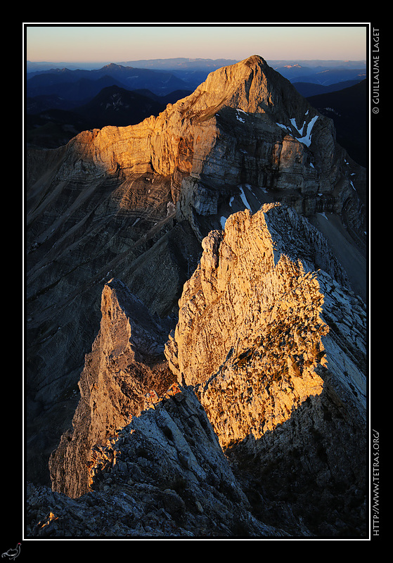 Photo : Roc de Garnesier depuis la Tte de Garnesier 
