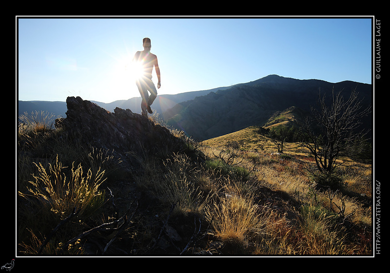 Photo : Cvennes - Vers l'Estivel, sur le sentier des 4000 Marches en direction du sommet de l'Aigoual 
