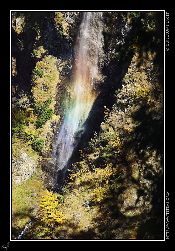 Photo : Cascade dans le vallon du Vors, Belledonne 
