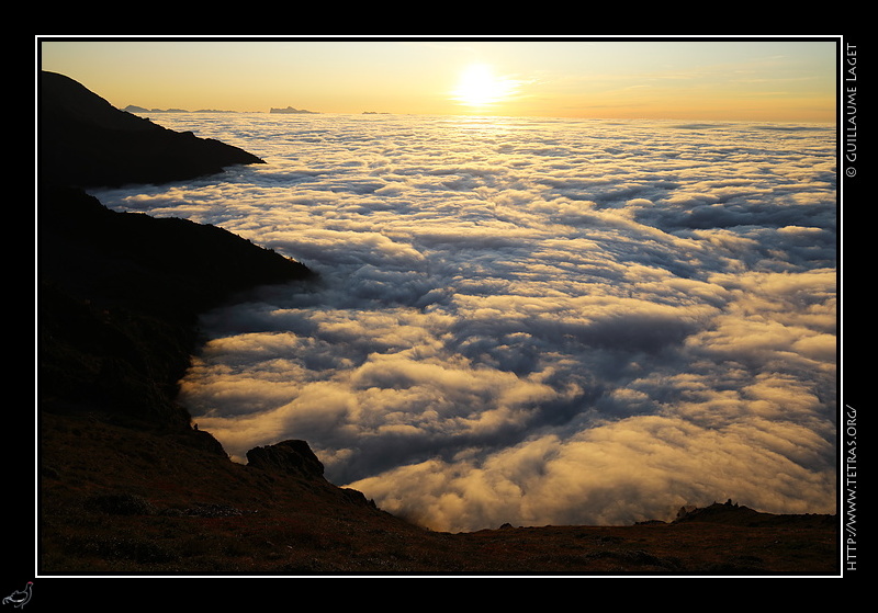 Photo : Mer de nuages sous Orionde, Belledonne 
