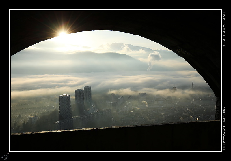 Photo : Brumes sur Grenoble 
