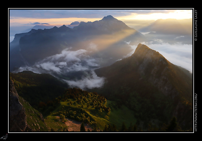 Photo : Chartreuse, le Grand Som depuis le Charmant Som 
