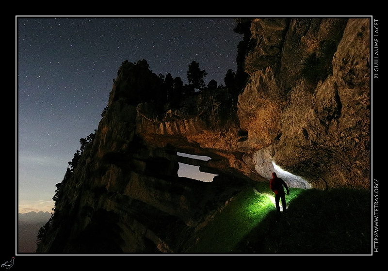 Photo : Bivouac et balade nocturne  la Tour Perce, Chartreuse 
