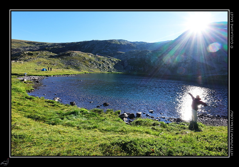 Photo : Lac de Brouffier, massif du Taillefer 
