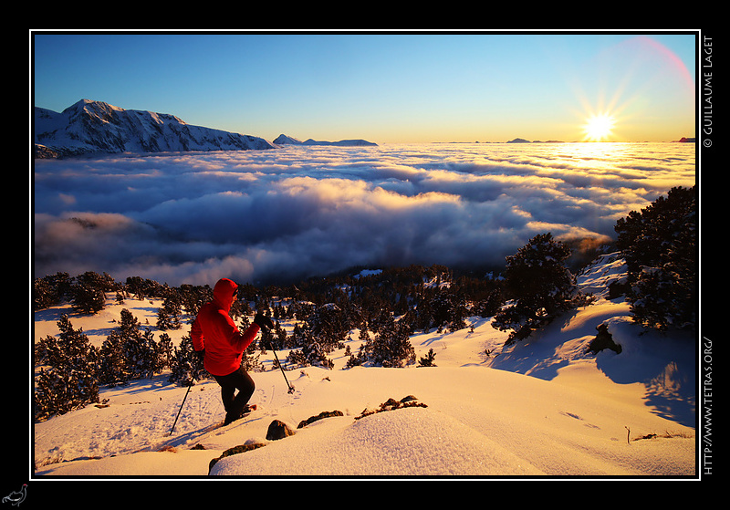 Photo : Mer de nuages sous Chamrousse 
