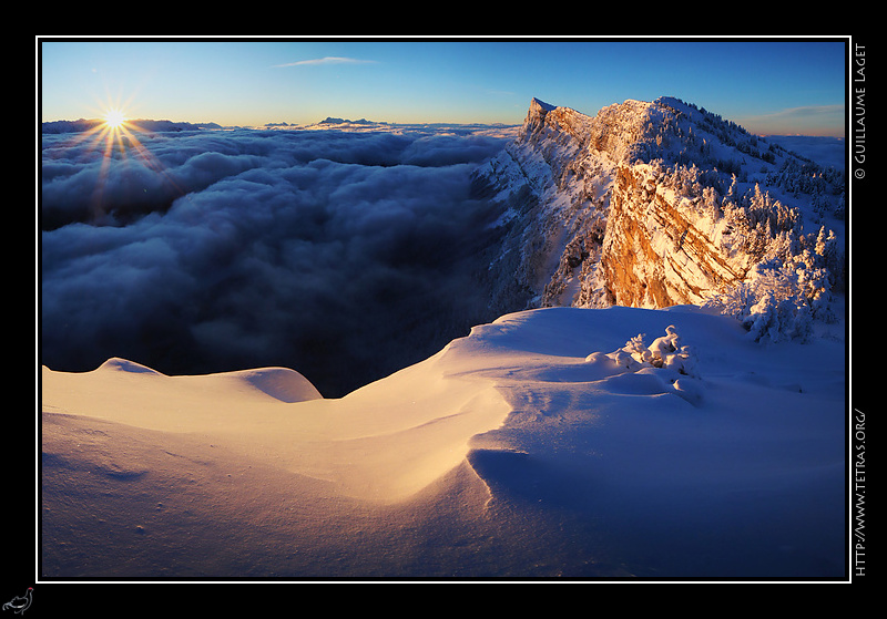 Photo : Pic et Roche Saint-Michel, Vercors 
