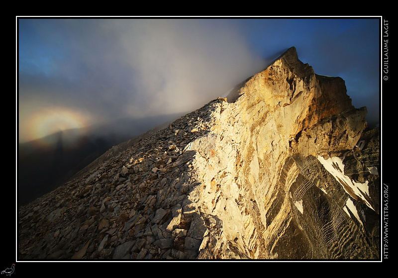 Photo : Arte de Garnesier et spectre de Brocken 
