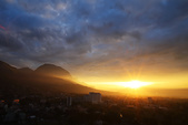 Lever de soleil sur Grenoble