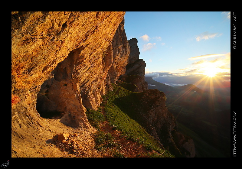 Photo : Vire de Serre-Brion, Vercors 
