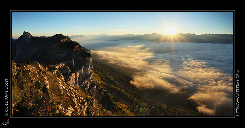 Photo : Pas de Rocheplane depuis la crte, Chartreuse 
