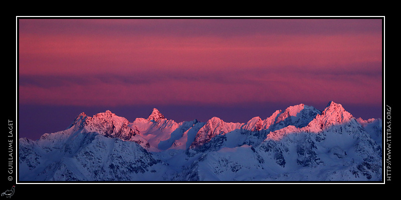 Photo : Belledonne, du Puy Gris au Rocher d'Arguille 
