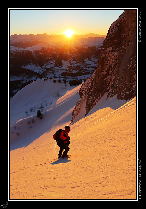 Photo : Vercors, monte vers le Pas de Berrives ce samedi matin 
