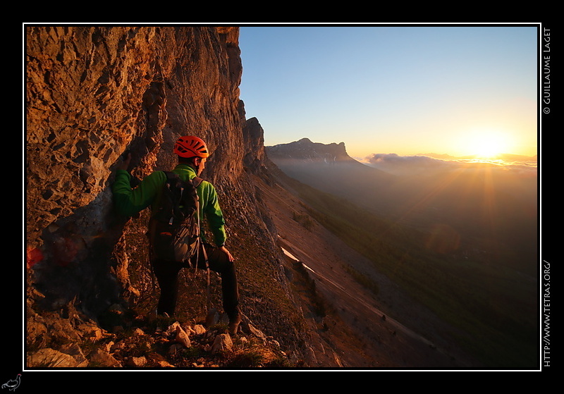 Photo : Vire sous les Tours du Playnet, Vercors 
