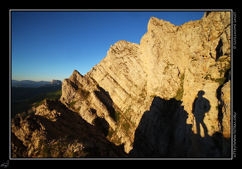 Photo : Vire Sud du Ranc Traversier, Vercors 
