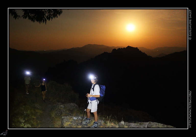 Photo : Cvennes : monte nocturne  l'Aigoual 
