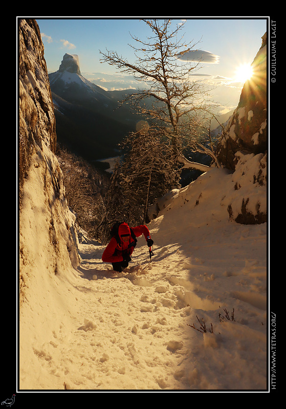 Photo : Couloir du Pas de l'Ours 
