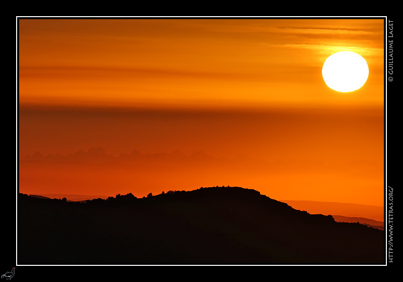 Photo : Les crins et le Dvoluy depuis les Cvennes 
