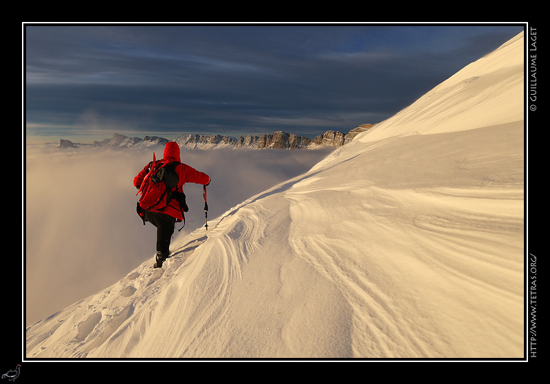 Photo : Congre sur le Balcon Est du Vercors 
