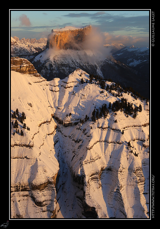 Photo : Ravine et Mont Aiguille 
