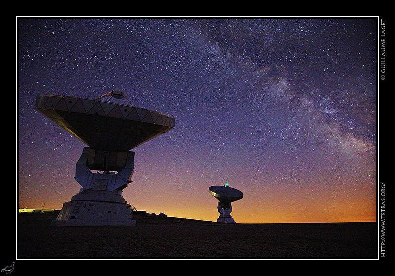 Photo : Observatoire du plateau de Bure 
