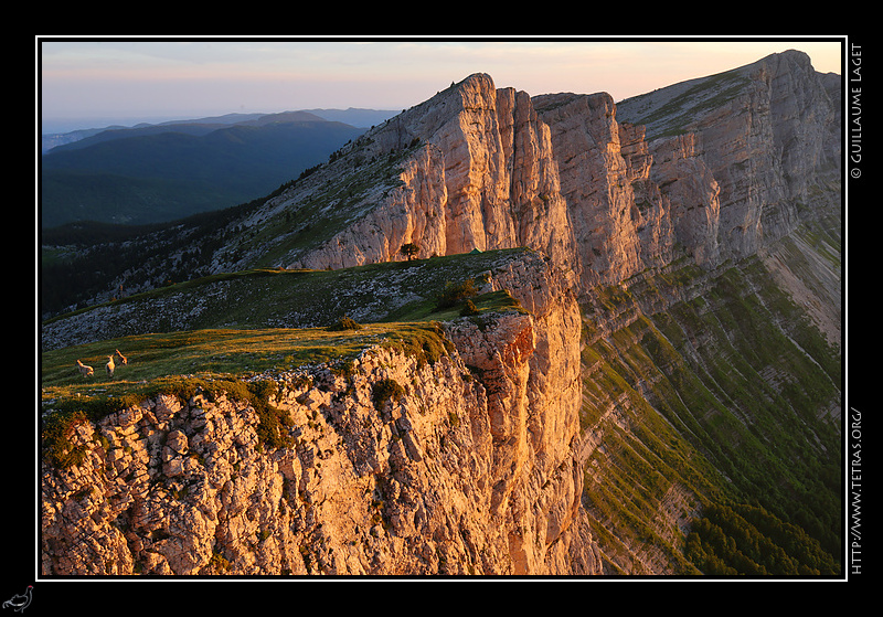 Photo : Crtes des rochers de la Balme, Vercors 
