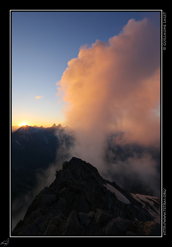 Photo : Nuage sur le Grand Galibier 
