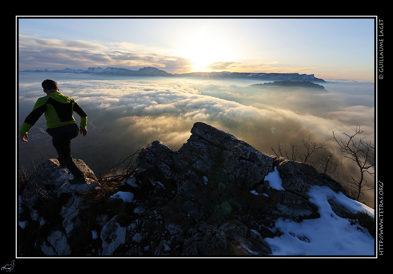Photo : Mer de nuages sous le Saint-Eynard 
