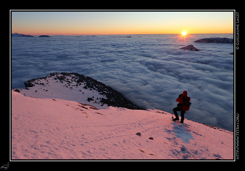 Photo : Coucher de soleil  Chamechaude 
