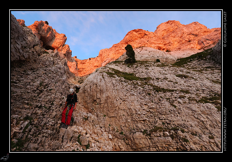 Photo : Couloir de descente du Mont Aiguille 
