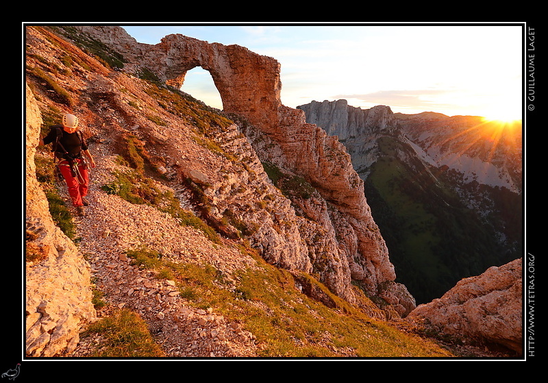 Photo : L'arche du Mont Aiguille 

