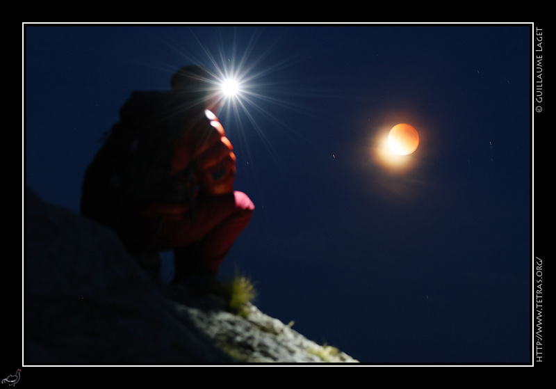 Photo : clipse de lune 
