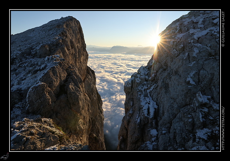 Photo : Premire chute de neige phmre sur les crtes du Vercors 
