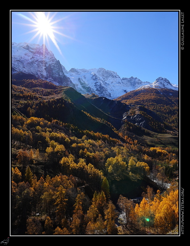 Photo : Automne sous la Meije 
