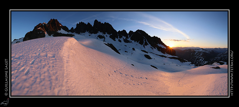 Photo : Aiguilles de l'Argenti�re, Belledonne 
