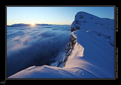 Soleil et Pic Saint-Michel - G.Laget - http://www.tetras.org